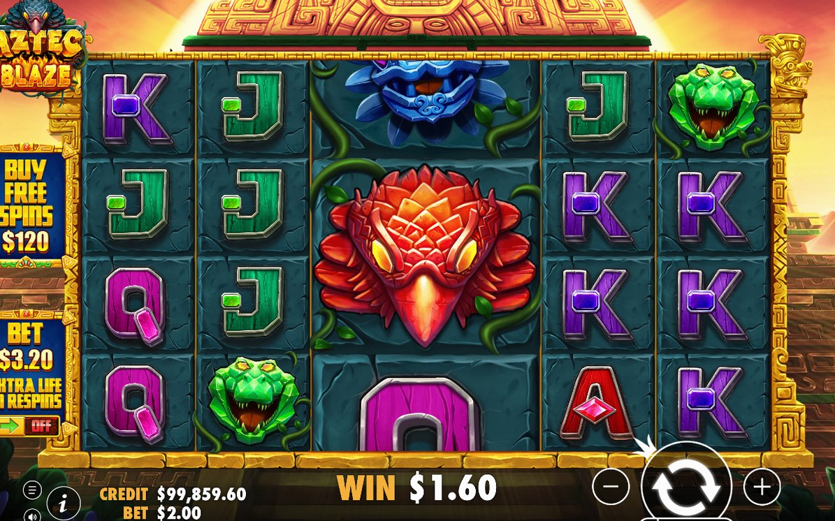 A base spin landing a paying combination on all 25 lines